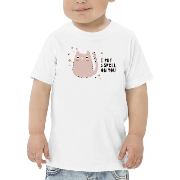 Funny Cute Kitten Spell T-Shirt Toddler -Image by Shutterstock, 4 Toddler