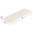 thumbnail image 3 of Apache Mills Cushion Comfort Sanibel Sea Shells in Papyrus Beige Kitchen Anti-Fatigue Mat, 20" x 60", 3 of 11