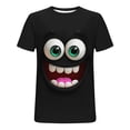 thumbnail image 5 of Blmnix Baggy Mens Tshirts Funny Tshirts Big And Tall Shirts Muscle Tops Crew Neck Black Short Sleeve Graphic Tees Summer Shirts for Men,S, 5 of 5