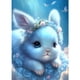 thumbnail image 1 of Pintura de diamante 5D DIY Kit de conejo de taladro redondo completo Arte Decoración del hogar (B6241) FLhrweasw Nuevo, 1 of 9