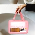 thumbnail image 1 of unbranded 3Ud Bolsas De Transparentes De Viaje Rosa Con Gran Capacidad Y Para Organizar Esenciales, 1 of 8