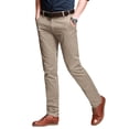 thumbnail image 1 of Pantalones a juego para hombre, ajustados, cónicos, elásticos, casuales, 42 de ancho x 31 de largo, 1 of 5