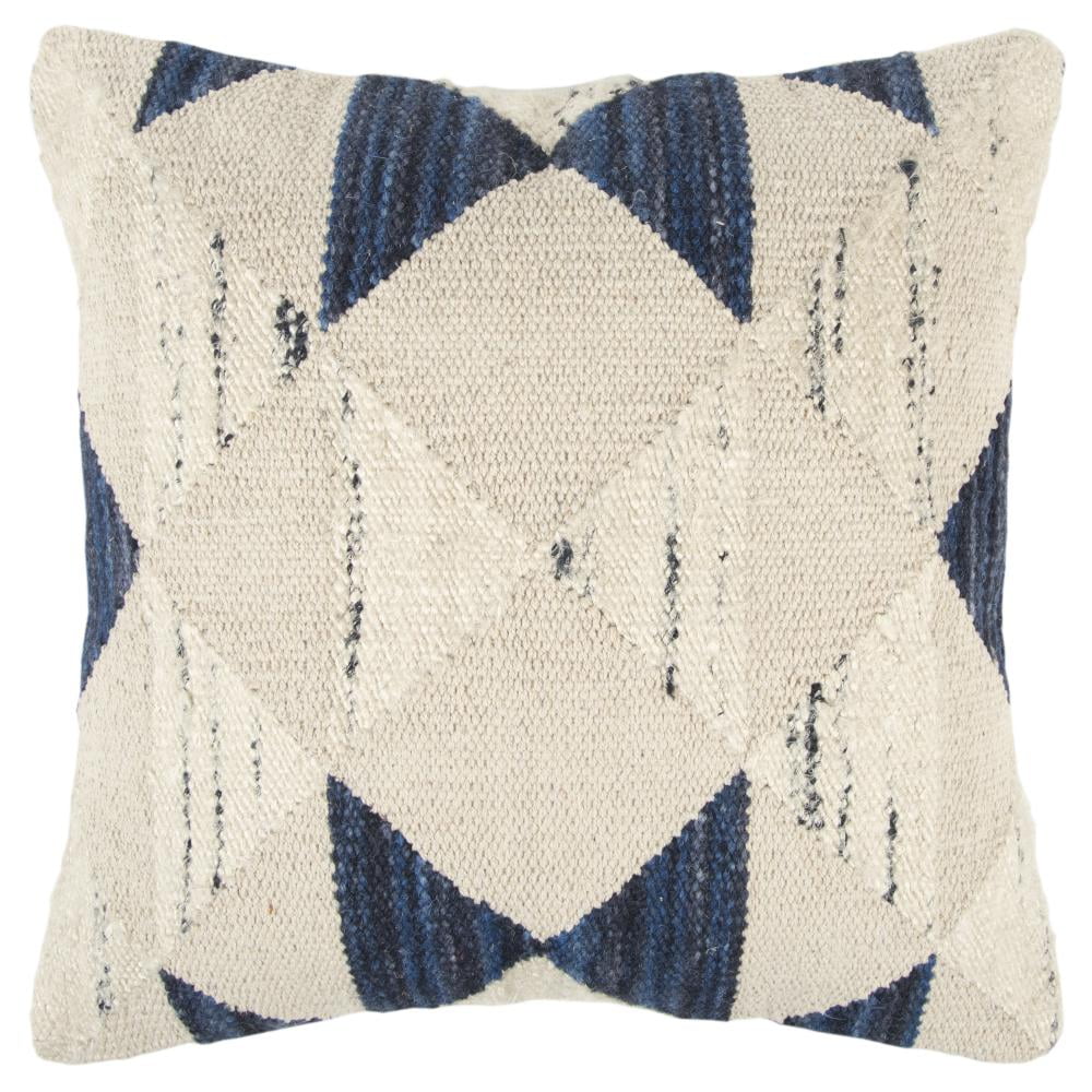 Rizzy Home Geometric Hand Woven Cotton Decorative Throw Pillow Cover