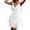 Z7A 1 White, variant on Mardi Gras Outfit Women'S Dress Skirt Deep V Neck Dress Sleeveless Pencil Skirt Fringed Midi Skirt Casual Solid Elegant Party Dress Gold L