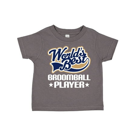 

Inktastic Broomball Player Gift Toddler Boy or Toddler Girl T-Shirt