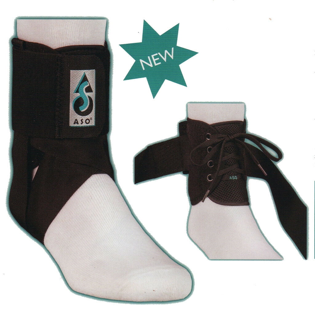Med Spec ASO Ankle Stabilizer Ankle Brace Lace up (Black) Walmart Canada