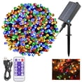 thumbnail image 1 of Outdoor Solar String Lights, 105ft 300-LED Multi-Color Waterproof Solar Fairy Lights with 8 Modes, Twinkle Decorative Tree Lights for Garden, Yard, Wedding, Party, Barbecue, 1 of 6