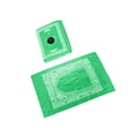 thumbnail image 5 of serony Muslim Prayer Rug Polyester Portable Braided Mats Simply Print Light Green, 5 of 5