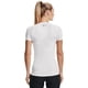 thumbnail image 2 of Camiseta Under Armour HeatGear Compression para mujer, color blanco, 2 of 3