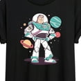 thumbnail image 3 of Toy Story 4 - Buzz And Planets Sketchy - Juniors Ideal Flowy Muscle T-Shirt, 3 of 5