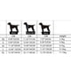 thumbnail image 5 of Pijamas de algodón para perros Trajes de cuatro patas de dibujos animados Ropa encantadora para mascotas (Fresa S) Likrtyny  Para estrenar, 5 of 9