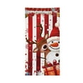 thumbnail image 2 of Christmas Door Cover 6.7x3 Ft Xmas Background Door Curtain Exquisite Printed Door Covers Hanging Fabric Winter Holiday Decor Gifts, 2 of 7