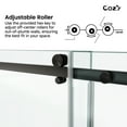 thumbnail image 4 of Cozy 48"x 76" Frameless Single Slide Shower Door 3/8"Tempered Square, 4 of 11