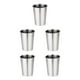 thumbnail image 3 of Toystoory Taza de café inoxidable, taza de agua potable, bebidas, soporte apilable reutilizable, Camping, Picnic, hogar, exterior, plata, 260ML Type2 NO2, 3 of 6