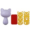 thumbnail image 1 of Bearachild 1 Set Rice Ball Mold Convenient Molds Japanese Food Kitchen Roller Tools Tool Cooking Lovely for Home Restaurant Use Type2 NO2, 1 of 6