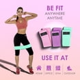thumbnail image 4 of Endless EL-1044 Resistance Loop Bands with Light, Medium & Heavy Resistance Level - Multi Color - Set of 3, 4 of 8