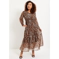 thumbnail image 6 of June & Vie Women's Plus Size Tiered Maxi Dress, 6 of 6