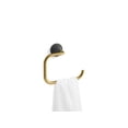 thumbnail image 7 of Kohler 27428-CBL Tone Towel Ring - Polished Chrome with Matte Black, 7 of 7