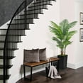 thumbnail image 4 of Artificial Palm Tree 5FT - Fake Tree with Black Tall Planter - Faux Tropical Areca Floor Plant in Pot - Artificial Silk Plant for Home Office Living Room Decor Indoor, 4 of 6