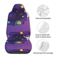 thumbnail image 5 of Yiaed Astronaut Print Car Seat Covers,Universal Auto Seats Protector Fits for Car,SUV Sedan,Truck,Automotive Seat Covers & Accessories(Two packs), 5 of 7