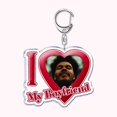 thumbnail image 3 of LLavero de la cantante Weeknd Starboy I Love My Boyfriend para mujer, accesorios, llavero, anillo, joyería personalizada, regalos para fanáticos, 3 of 4