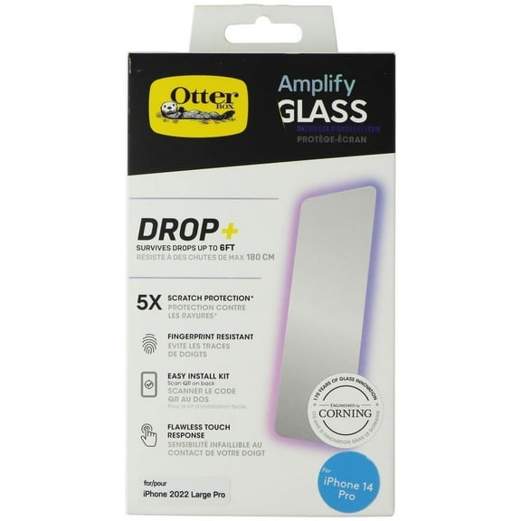 OtterBox AMPLIFY GLASS Screen Protector for iPhone 14 Pro (ONLY)