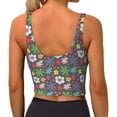 thumbnail image 2 of Yiaed Daisies Flowers Print Ladies Waistcoat Women Sports Vest Vest Sports Women Sports Top Yoga Vest for women-X-Large, 2 of 8