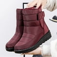 thumbnail image 4 of Ablanczoom Snow Boots for Womens: Warm Fur No-slip Winter Woman Ankle Booties, 4 of 6