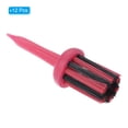 thumbnail image 3 of Uxcell 2.4 Inch Golf Tee Brush Top, 12 Pack Unbreakable Plastic Golfing Tees for Men and Women, Red, 3 of 6