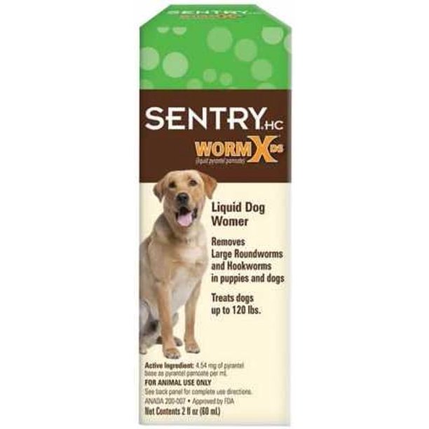 SENTRY HC Wormx DS (Pyrantel Pamoate) Canine Anthelmintic Suspension De
