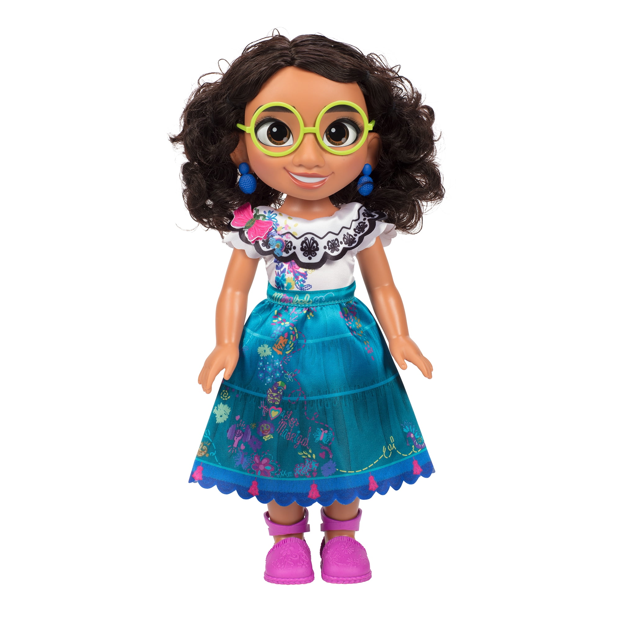 Disney Encanto Mirabel Doll - 14 Inch Articulated Fashion Doll with Glasses & Shoes for Ages 3 and Up