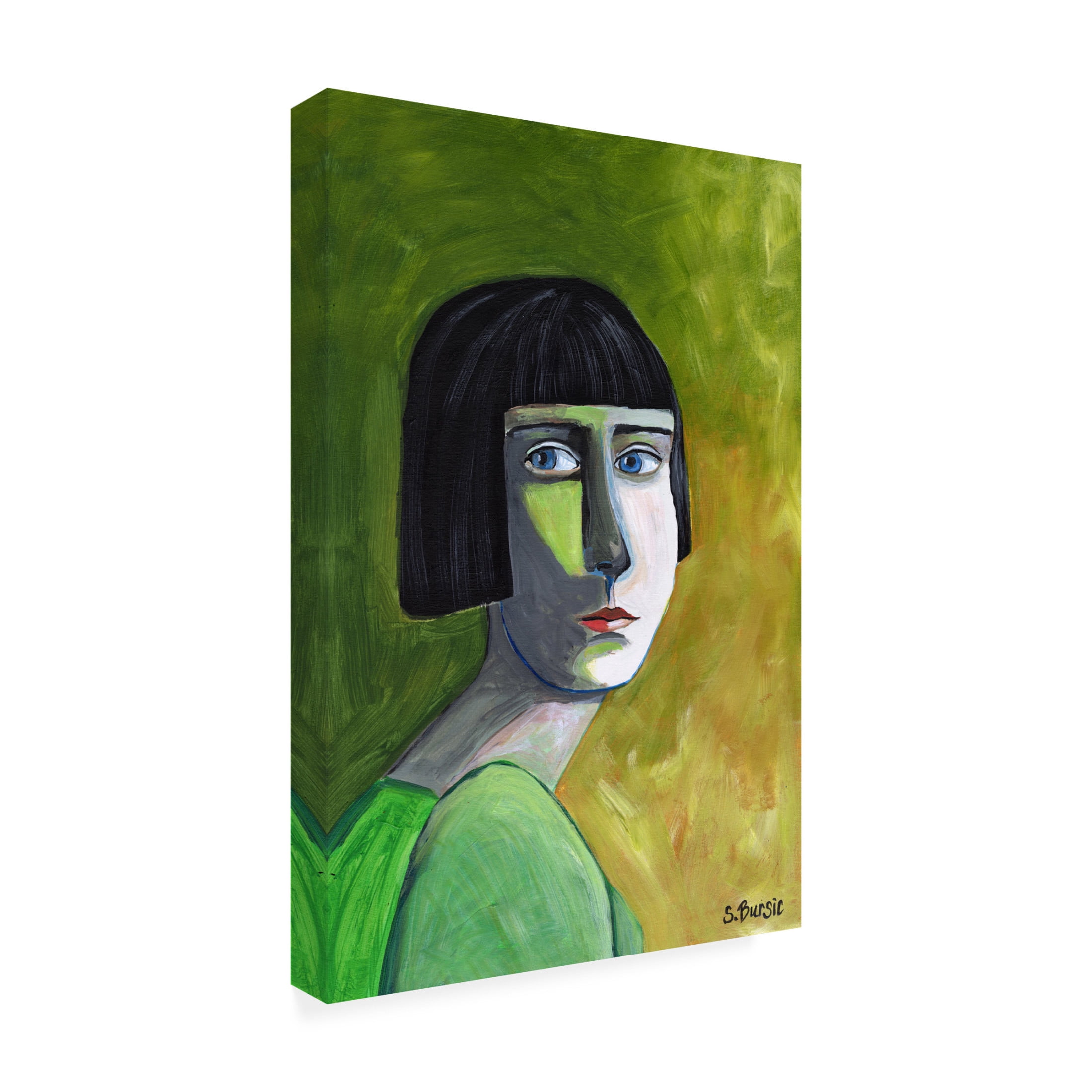 Trademark Fine Art Sharyn Bursic Lady with the Look Canvas Wall Art