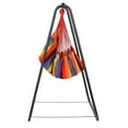 thumbnail image 5 of Outdoor Hanging Chair with Back Support - Heavy Duty Canvas Swing Chair for Garden, Patio, Porch & Indoor Relaxation - Sturdy Hammock Seat with Loop-End Top - Supports 150kg, 5 of 7