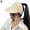 beige, variant on Adjustable Polyester Sun Hat for Women Wide Brim UV Protection Summer Outdoor Fashion