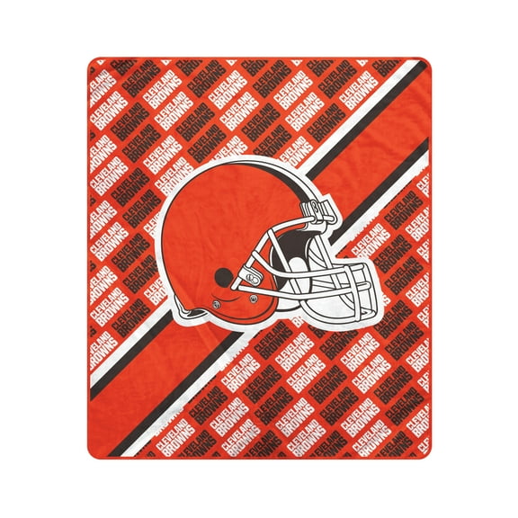 Pegasus Cleveland Browns 60" x 70" Diagonal Lined Wordmark Ultra Soft Blanket