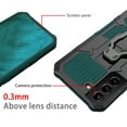 thumbnail image 6 of Dteck Samsung Galaxy S22 Plus Case, Kickstand Military Grade Hard Plastic Hybrid Rugged Heavy Duty Anti-Fall Bumper Phone Cover with Belt Clip for Samsung S22+ Case,Darkgreen, 6 of 7