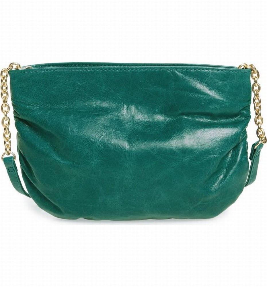 teal leather handbolsas