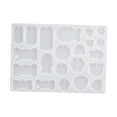 thumbnail image 2 of Troqueles De Placa De Identificación Para Colgantes Decorativos De Resina Resina Para Fabricación De Manualidades+15x Llaveros Llaveros De Color Con Cadena De Metal Baoblaze  none, 2 of 8