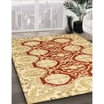 thumbnail image 2 of Ahgly Company Indoor Square Abstract Mustard Yellow Oriental Area Rugs, 8' Square, 2 of 6