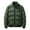 Green, variant on Christmas Clearance! AIEOTT Mens Puffer Jacket Stand-up Collar Winter Casual Padded Cotton Jacket
