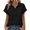 Black, variant on pstuiky Shirts for Women Fashion V-Neck Long Sleeve Women'S Blouses Breathable Loose Fit Solid Color Fashion Clothing Workout Tops for Women