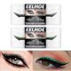thumbnail image 3 of 1Pair EELHOE Eye Liner Decal Reusable Tearable Plastic Rhinestone False Eyeliner Sticker for Dressing Room -, 3 of 5