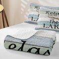 thumbnail image 4 of Erosebridal Lake Quilt King,Weathered Wood Boat Art King Coverlet Set For Boys,3 Pieces, 4 of 7