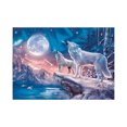 thumbnail image 1 of Baohd Crystal Painting Animal Decorative Art Craft Rhinestone Drawing Indoor Wall Decoration Office Draw Picture 40x30cm, 1 of 6