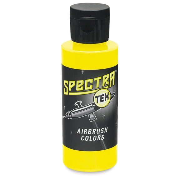 Badger Spectra Tex Airbrush Color - 2 oz, Neon Lemon