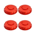 thumbnail image 1 of Funda IBC QWORK con tapa para tanque IBC de 6,5 L, color rojo, paquete de 4, 1 of 7