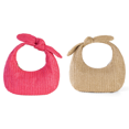thumbnail image 1 of Bolso Mano Paja Anudada Con Lazo para Mujer Diario Media (rosa) Rojo, 1 of 7