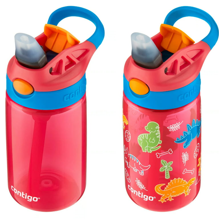 Contigo Kids Spill-Proof Stainless Steel 12oz Tumbler with Straw and  Thermalock Lid, Watermelon Blue Poppy with Dino