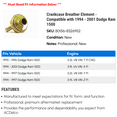 thumbnail image 2 of Crankcase Breather Element - Compatible with 1994 - 2001 Dodge Ram 1500 1995 1996 1997 1998 1999 2000, 2 of 2