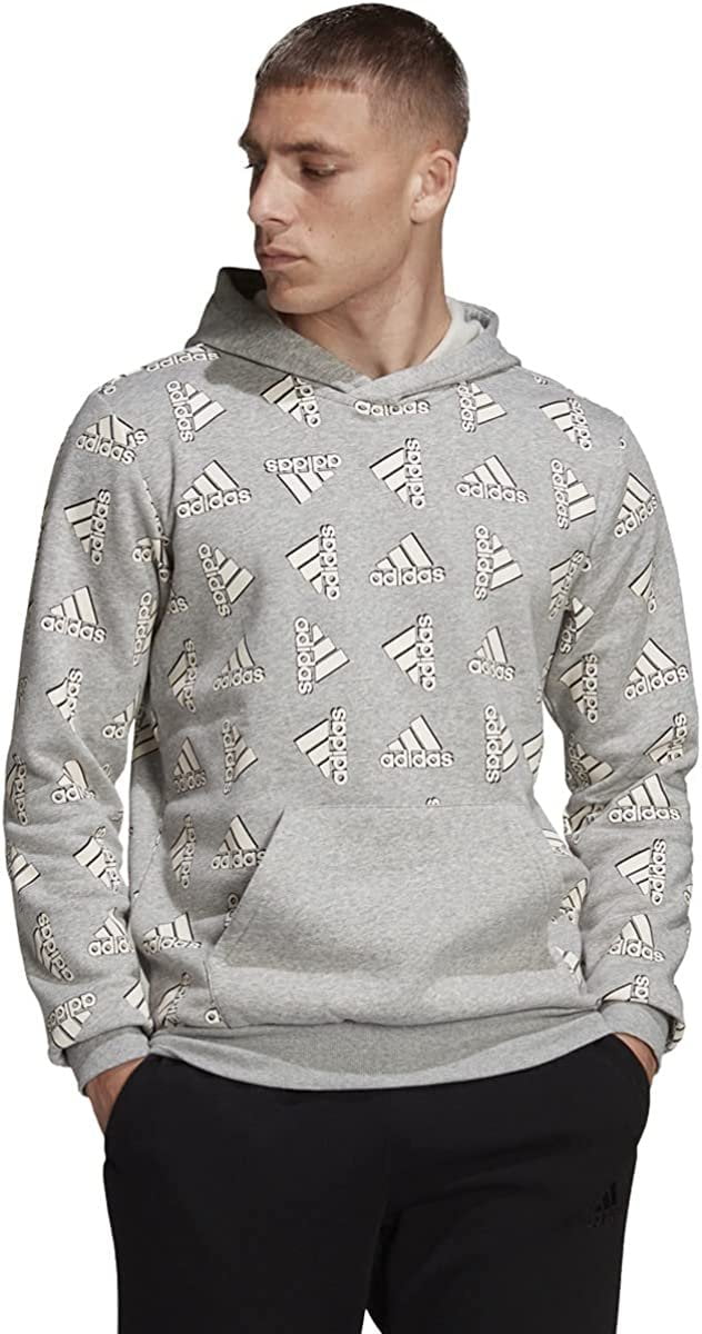 adidas All Over Print Fleece Hoodie - Mens Casual S Medium